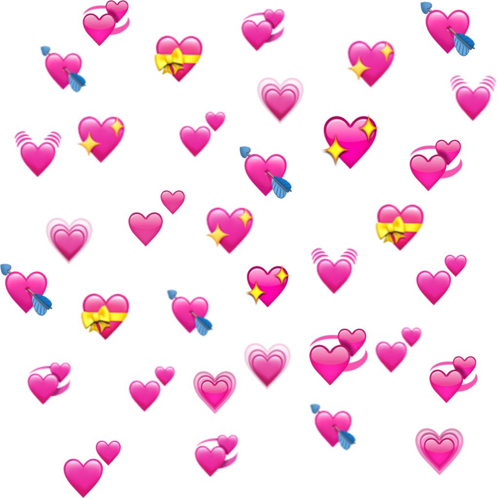 Download Heart Emojis Png  Heart Emoji Meme Transparent