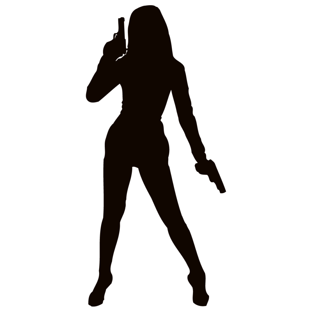 Firearm Woman Weapon Silhouette Clip art  Silhouette png