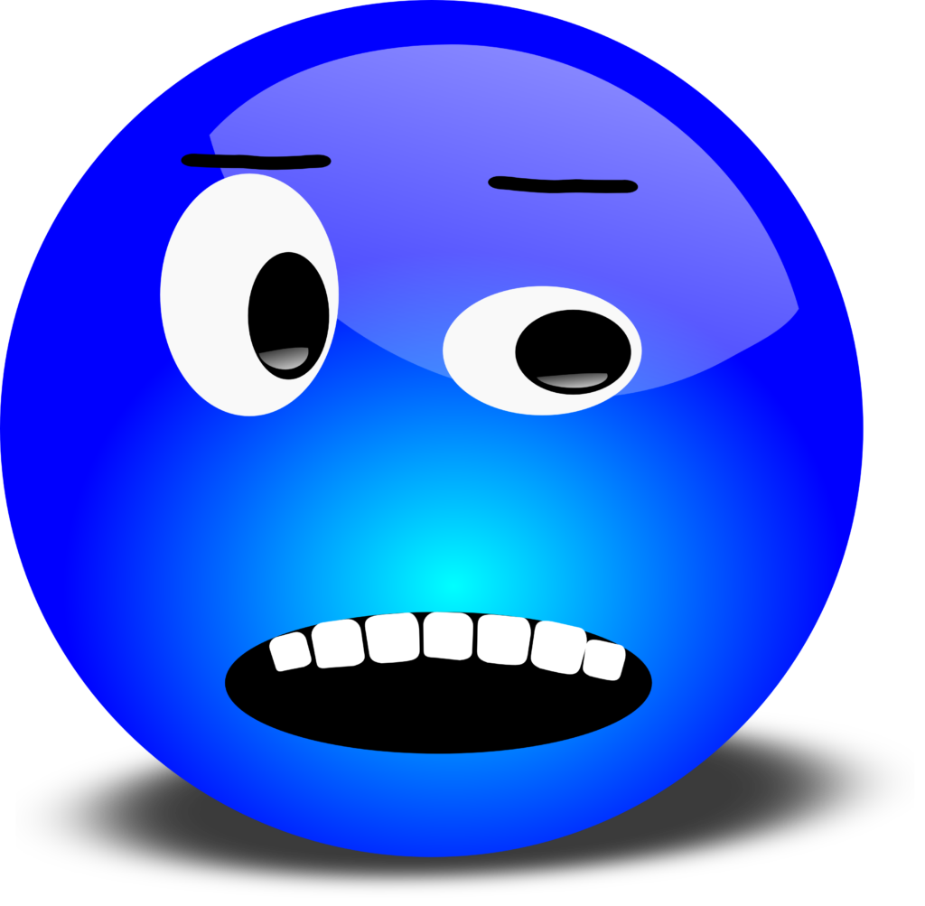 Free 3D Annoyed Smiley Face Clipart Illustration