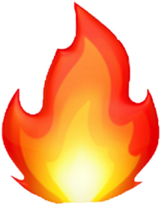Download Apple Color Symbol Fire Shape Iphone Emoji HQ PNG
