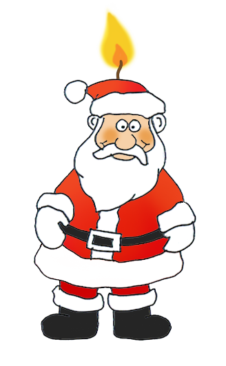Funny and free Santa Claus Clipart