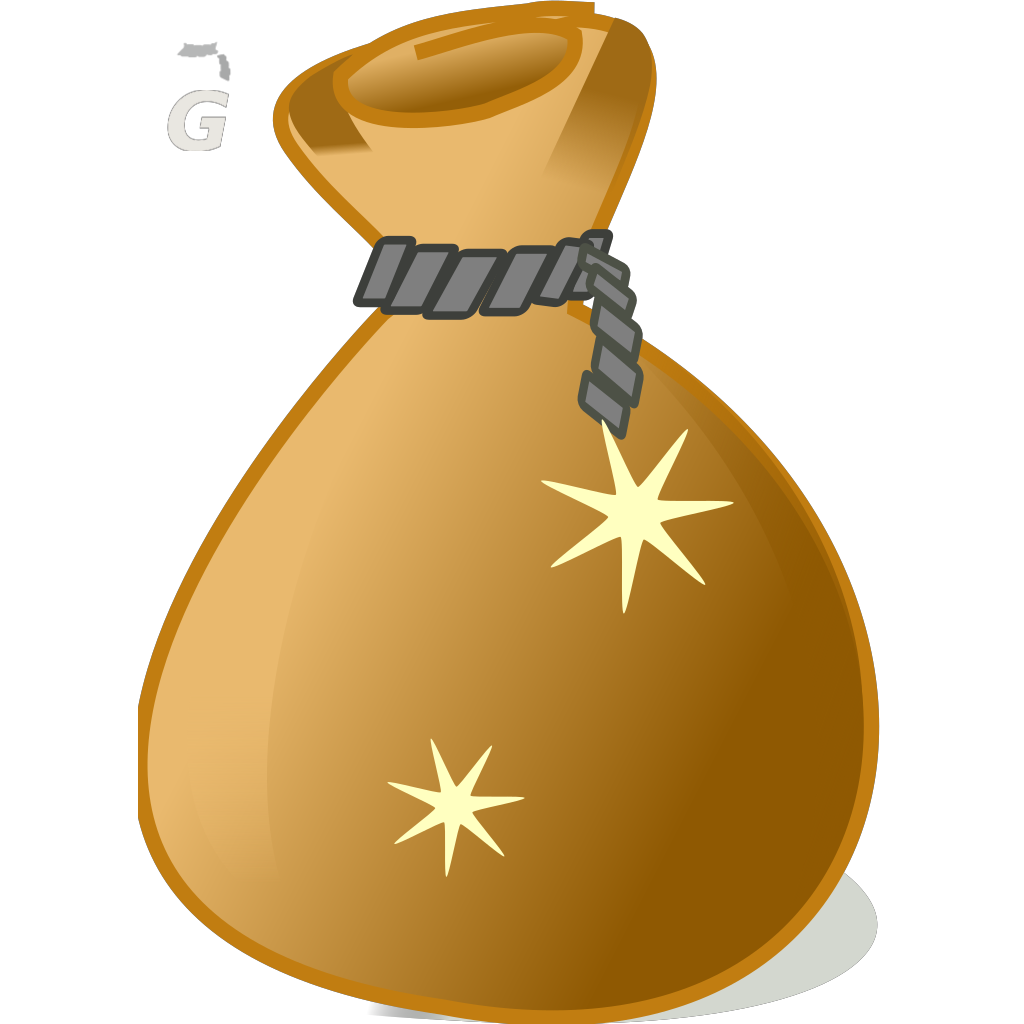 Money Bag2 PNG, SVG Clip art for Web - Download Clip Art ... - Gangster Money Bag Drawings