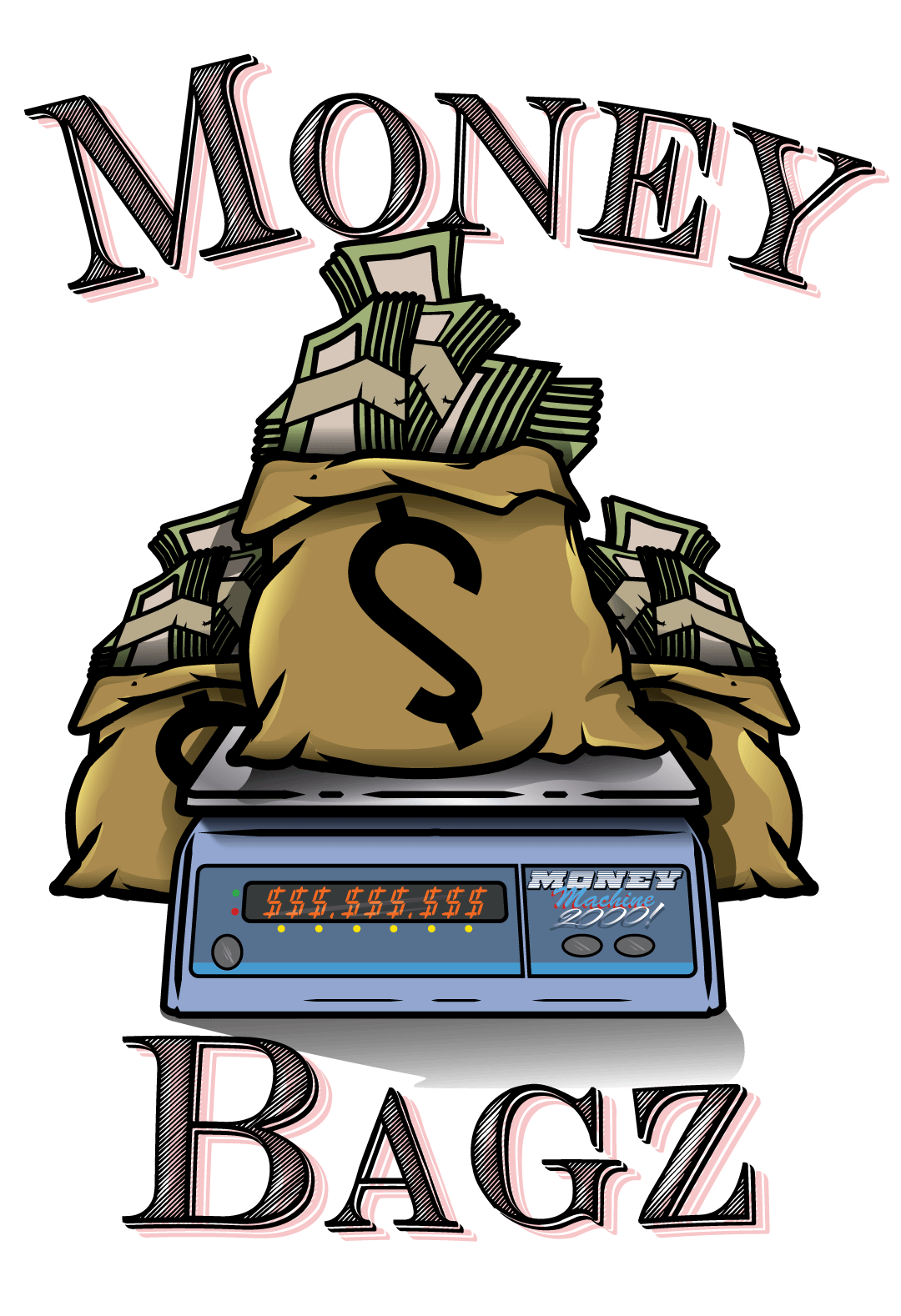 Money Bag Logo - LogoDix - Gangster Money Bag Drawings