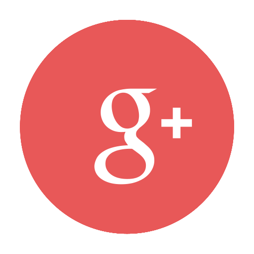 Circular google google plus red social icon  Icon