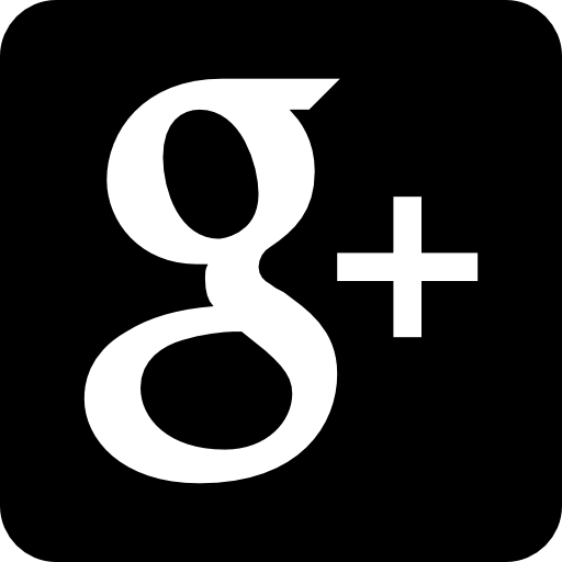 Logotipo de google plus en el fondo negro  Icono Gratis