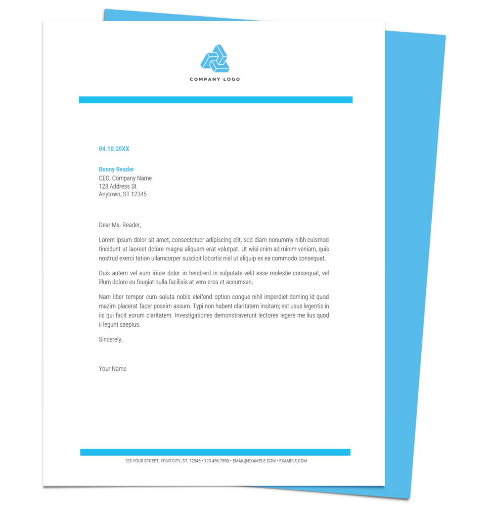 Free Letterhead Templates for Google Docs and Word