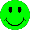Happy Green Face Clip Art at Clkercom  vector clip art
