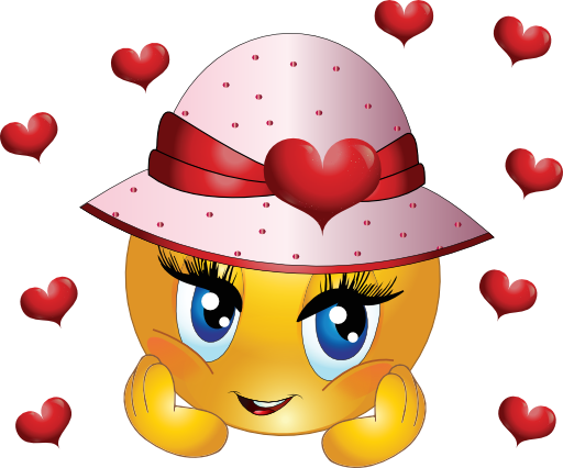 Cute Girl Smiley Emoticon Clipart  i2Clipart  Royalty