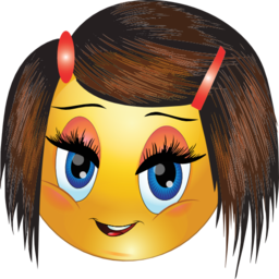 Cute Little Girl Smiley Emoticon  Caras emoji Emojis de