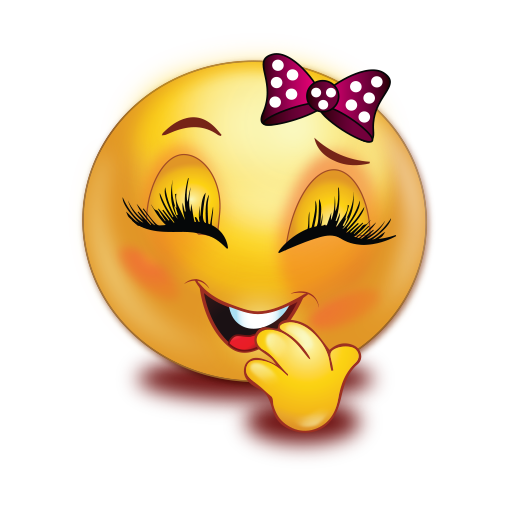 Shy Smile Girl Emoji