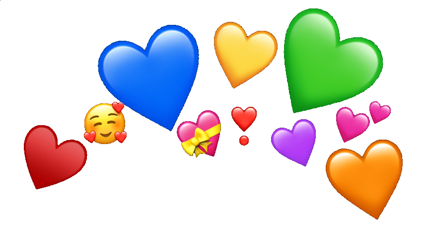 Wholesome Heart Emoji Meme Transparent