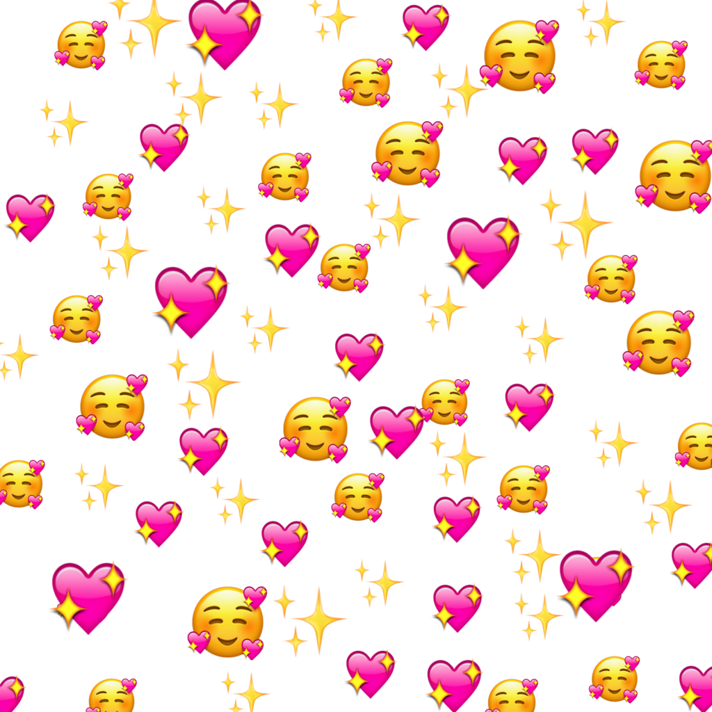 emoji ios iphone whatsapp pink love heart meme edited