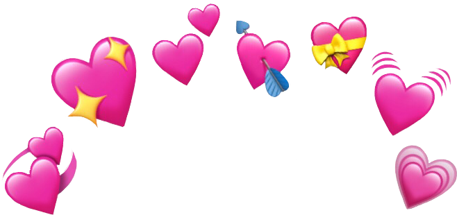 Wholesome Transparent Heart Emoji Meme Png