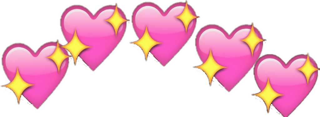 Glitter Clipart Emoji  Heart Emoji Meme Png Transparent