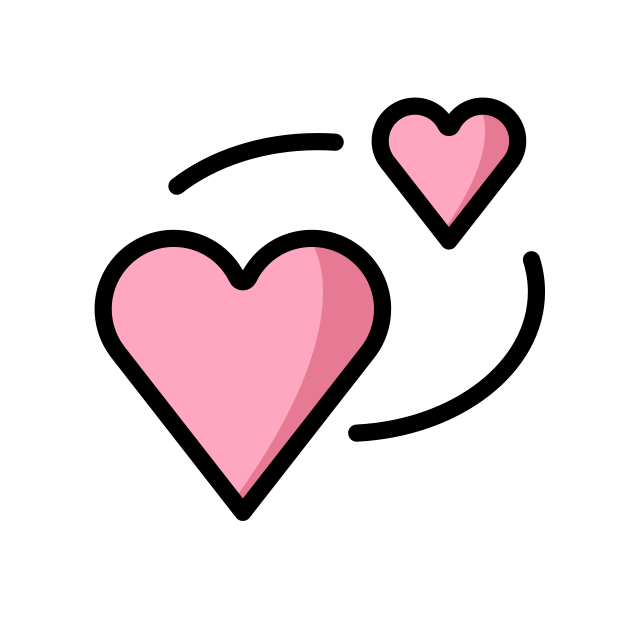 revolving hearts  Emoji Meanings  TypographyGuru