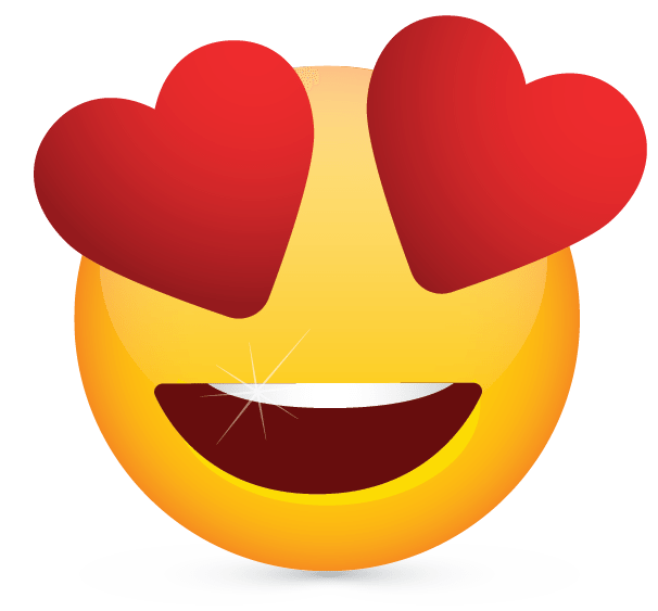 Create Free Heart Eyes Emoji Logo   Online Logos Creator - Heart Eyes Emoji