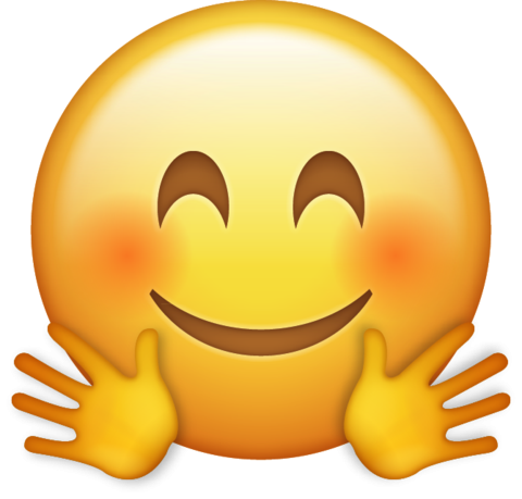 Hugging Emoji Png Transparent Icon