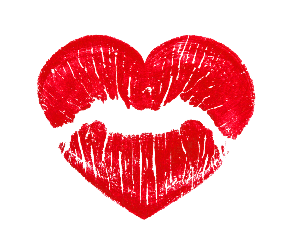 Red Heart Kiss Emoji