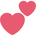 Two Hearts Emoji - Copy & Paste - EmojiBase! - Hearts Emoji Copy Paste