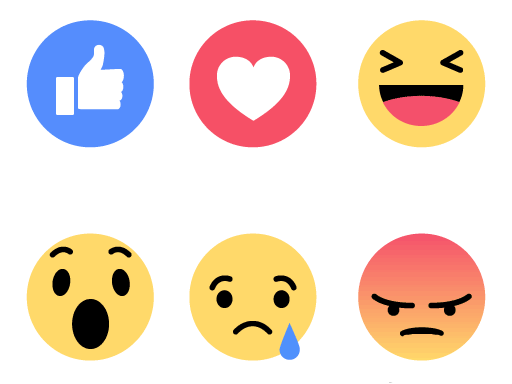 facebook icon emoji heart like social instagram