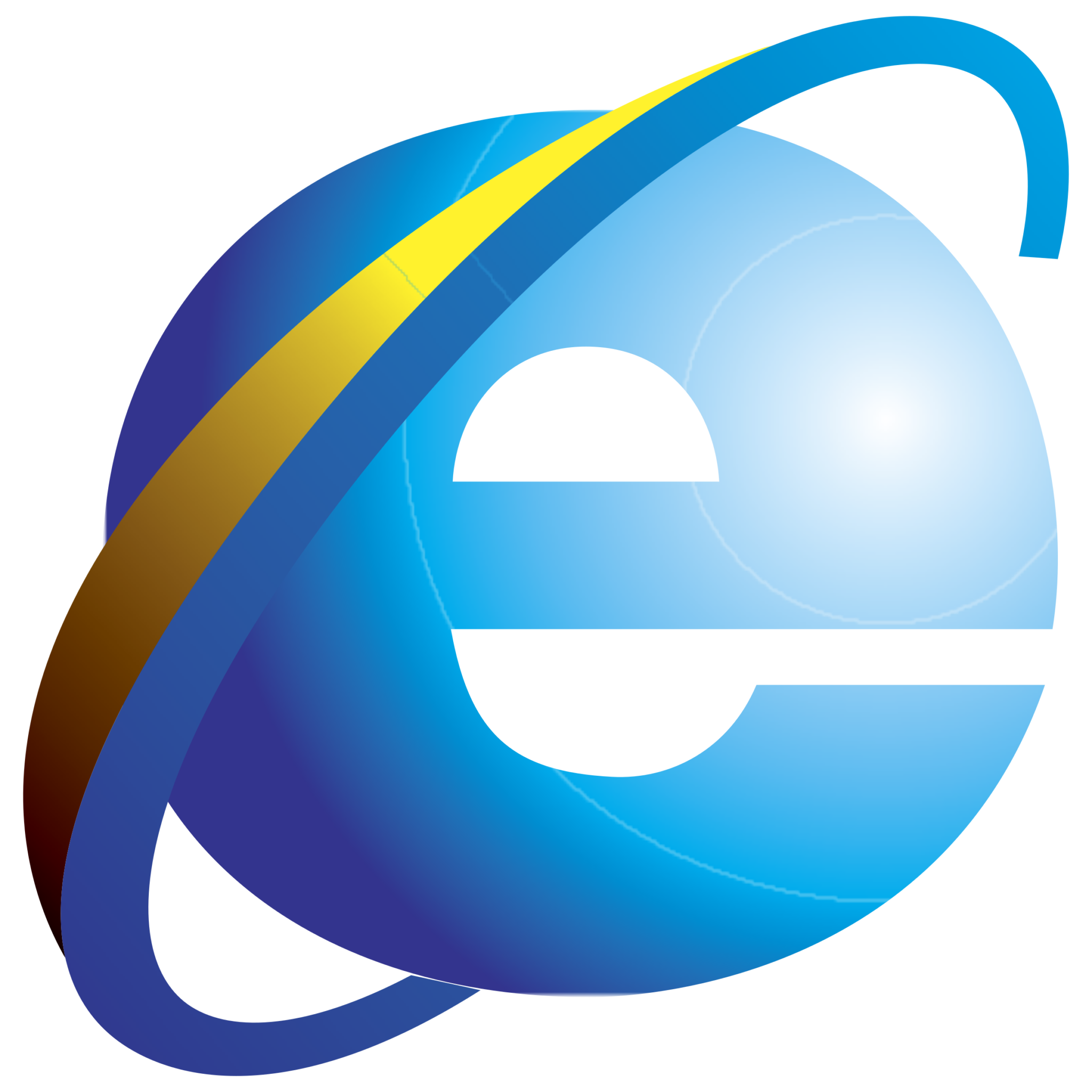 Эволюция логотипа Internet Explorer