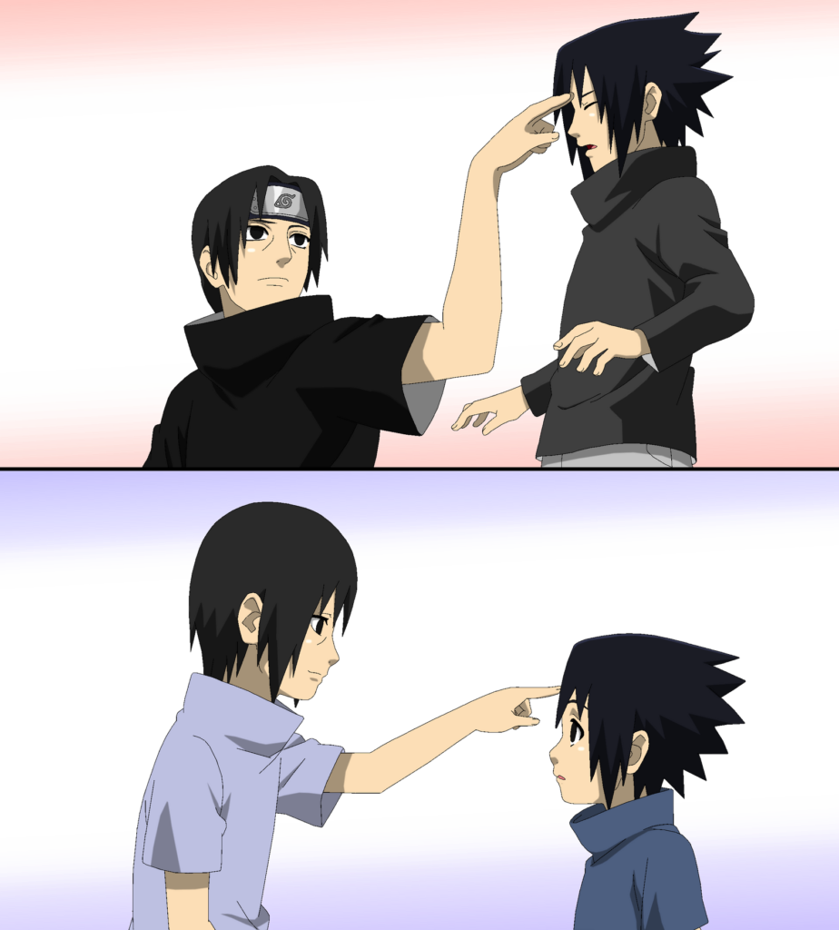 Itachi and Sasuke  lineart Colored by DennisStelly on