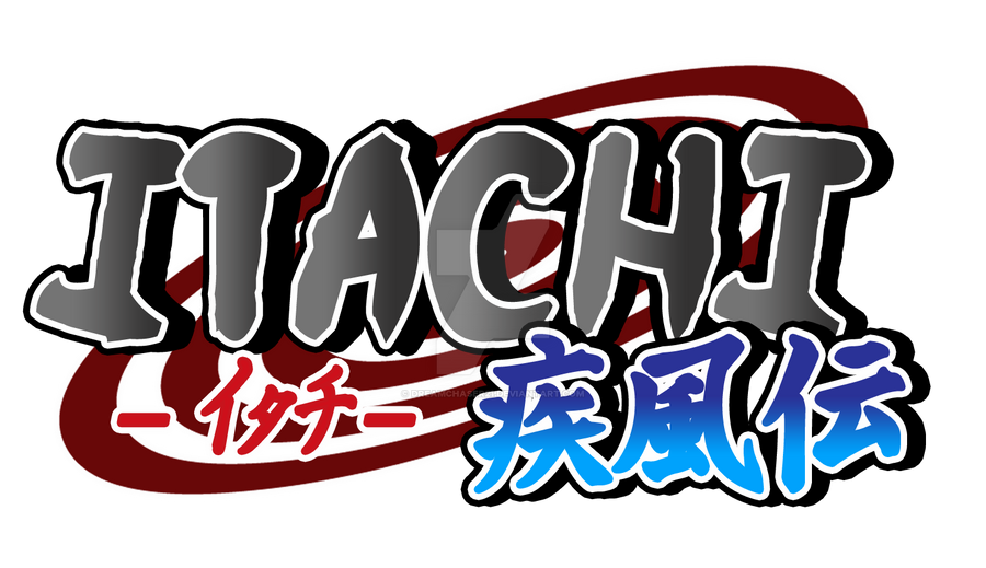 Authentic Naruto Logo Itachi Shippuden by dreamchaser21
