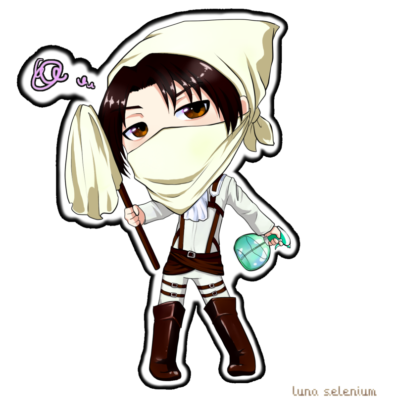 Chibi Heichou Cleaning  Cleaning Levi  Know Your Meme