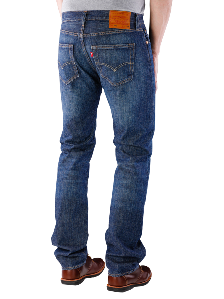 Levis 501 Jeans Straight Fit cheviot  Gratis Lieferung