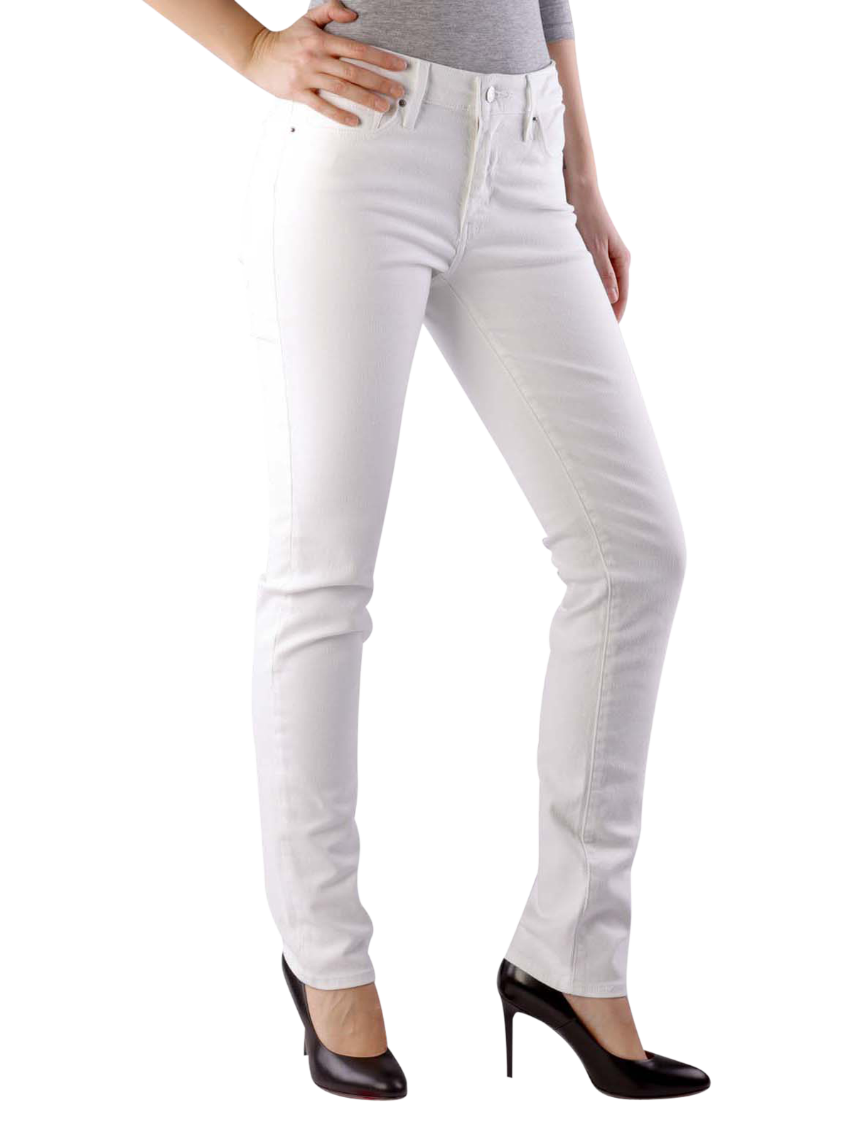 Levis 712 Jeans Slim western white  free shipping  JEANSCH