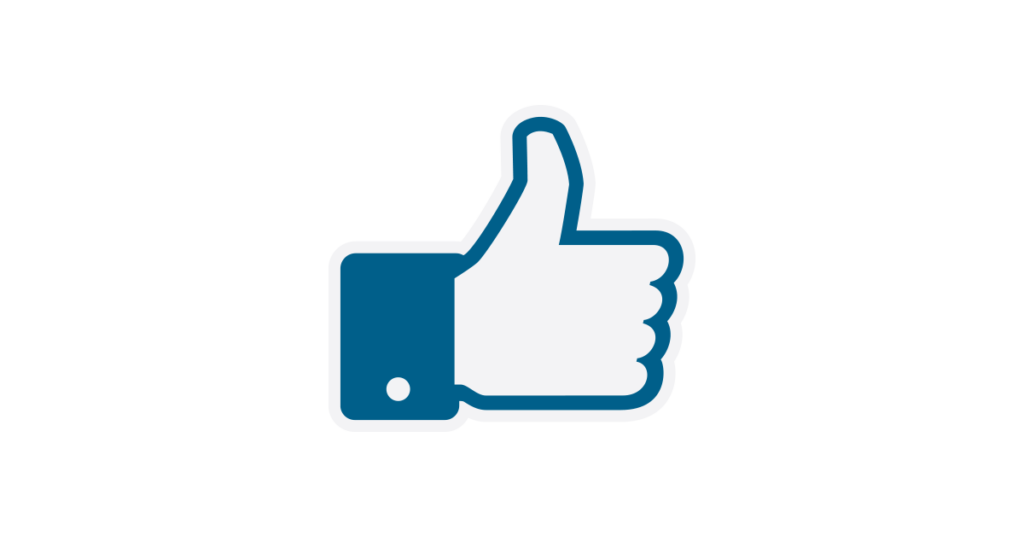 Facebook Like  Thumb Up Icon  Free Vector and