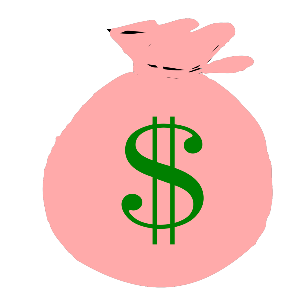 Pink Money Bag SVG Vector Pink Money Bag Clip art  SVG