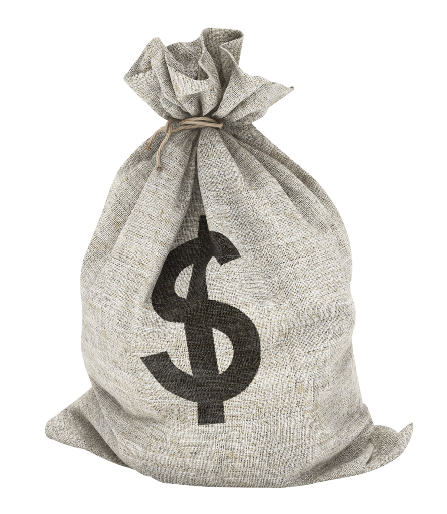 Library of money bag clip free transparent background png