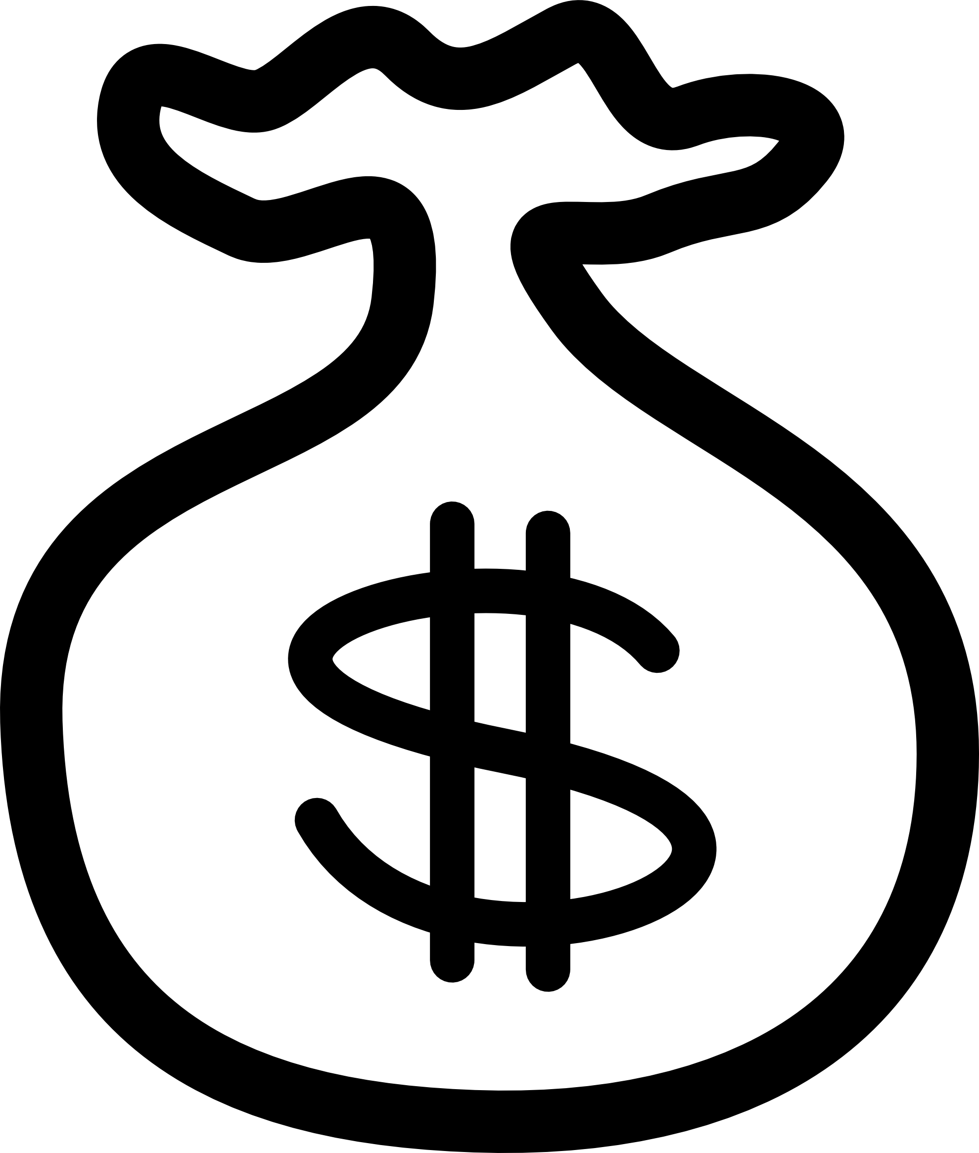 Money Bag Clip Art Black And White | Clipart Panda - Free ... - Money Bag Black and White