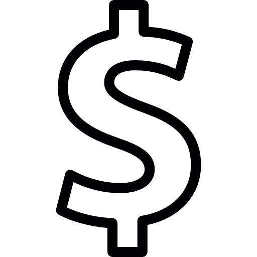 Free Icon  Dollar symbol outline
