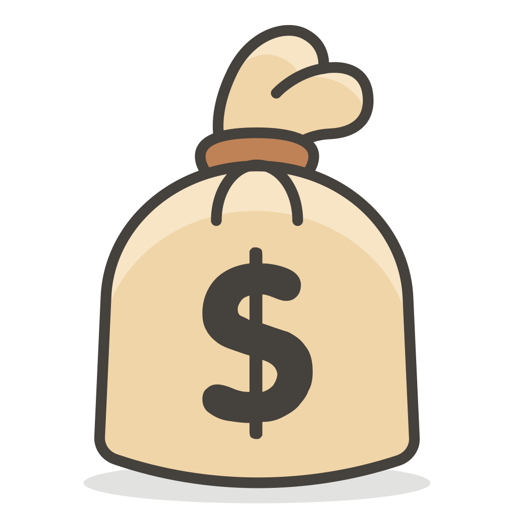 File:717-money-bag.svg - Wikimedia Commons - Money Bag Stencil
