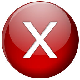 错误 - No Red X Icon