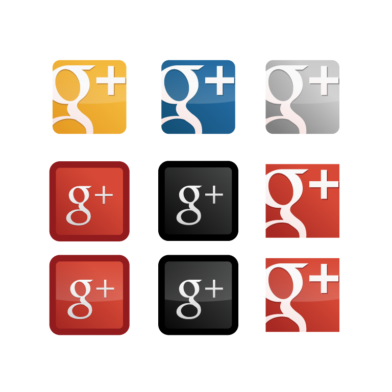 Google Plus Icon Pack logo vector free