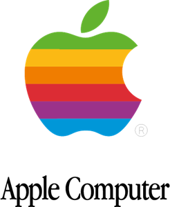Old Apple Computer Logo Vector AI Free Download