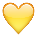Yellow Heart Emoji  Copy  Paste  EmojiBase