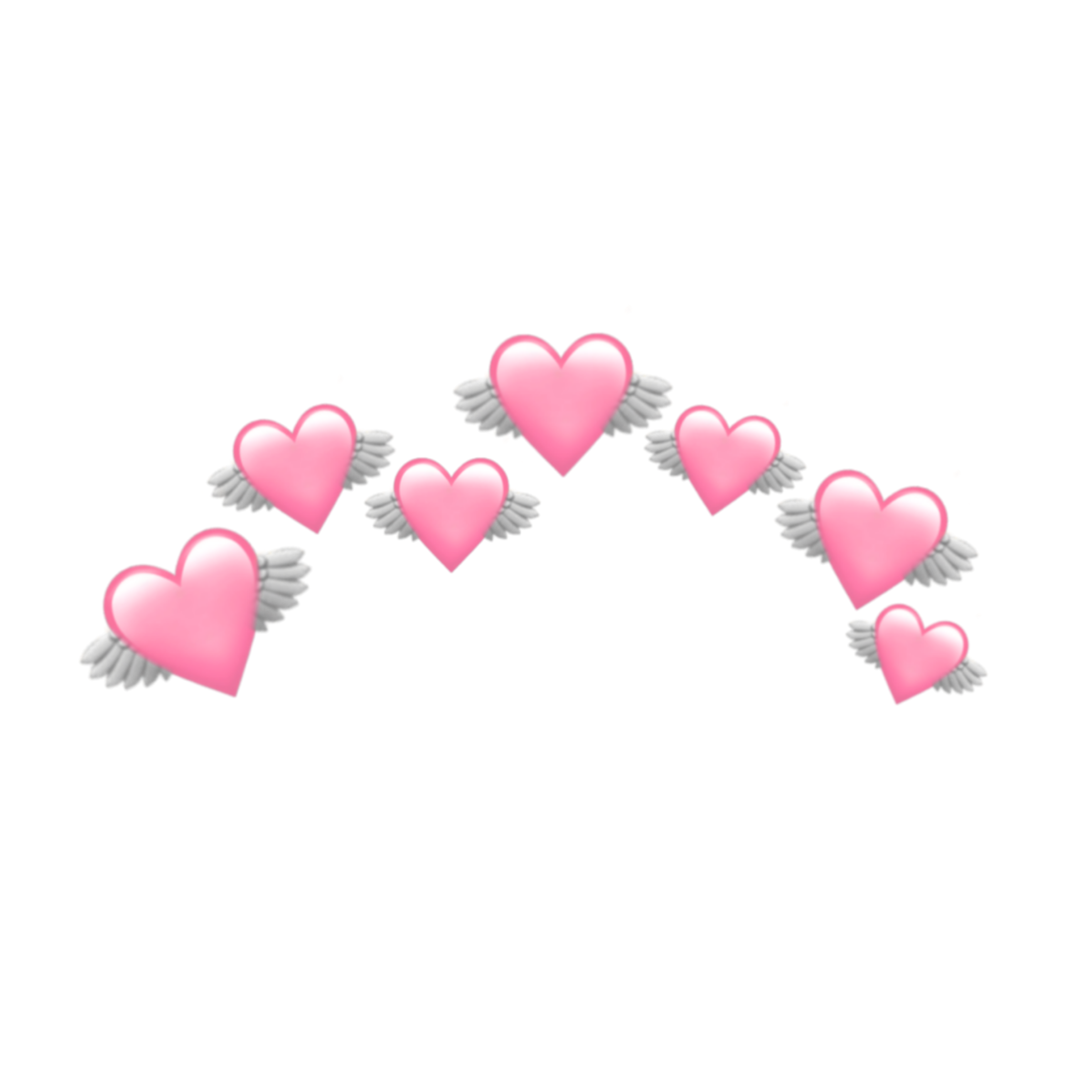 Pastel Heart Emoji pink emoji pastel heart aesthetic emojis crown picsart p...