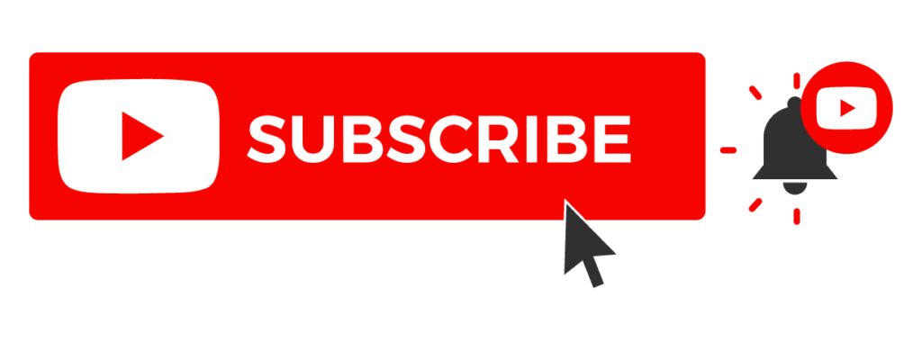 YouTube Subscribe button png vector  Notification Bell