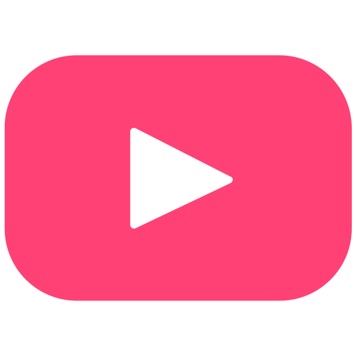 Pink YouTube Logo  LogoDix