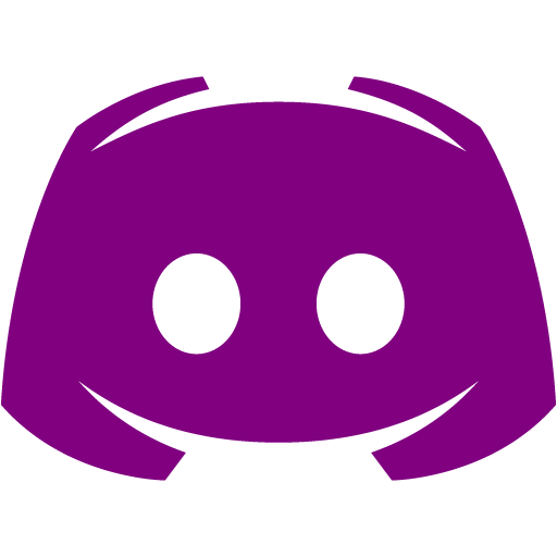 Purple discord 2 icon  Free purple site logo icons