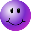 Dark Purple Happy Clip Art at Clkercom  vector clip art