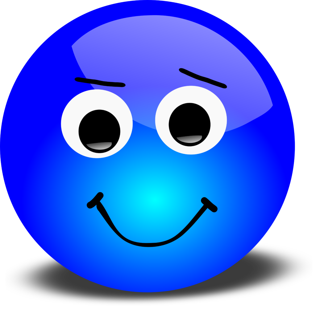 Free 3D Disagreeable Smiley Face Clipart Illustration