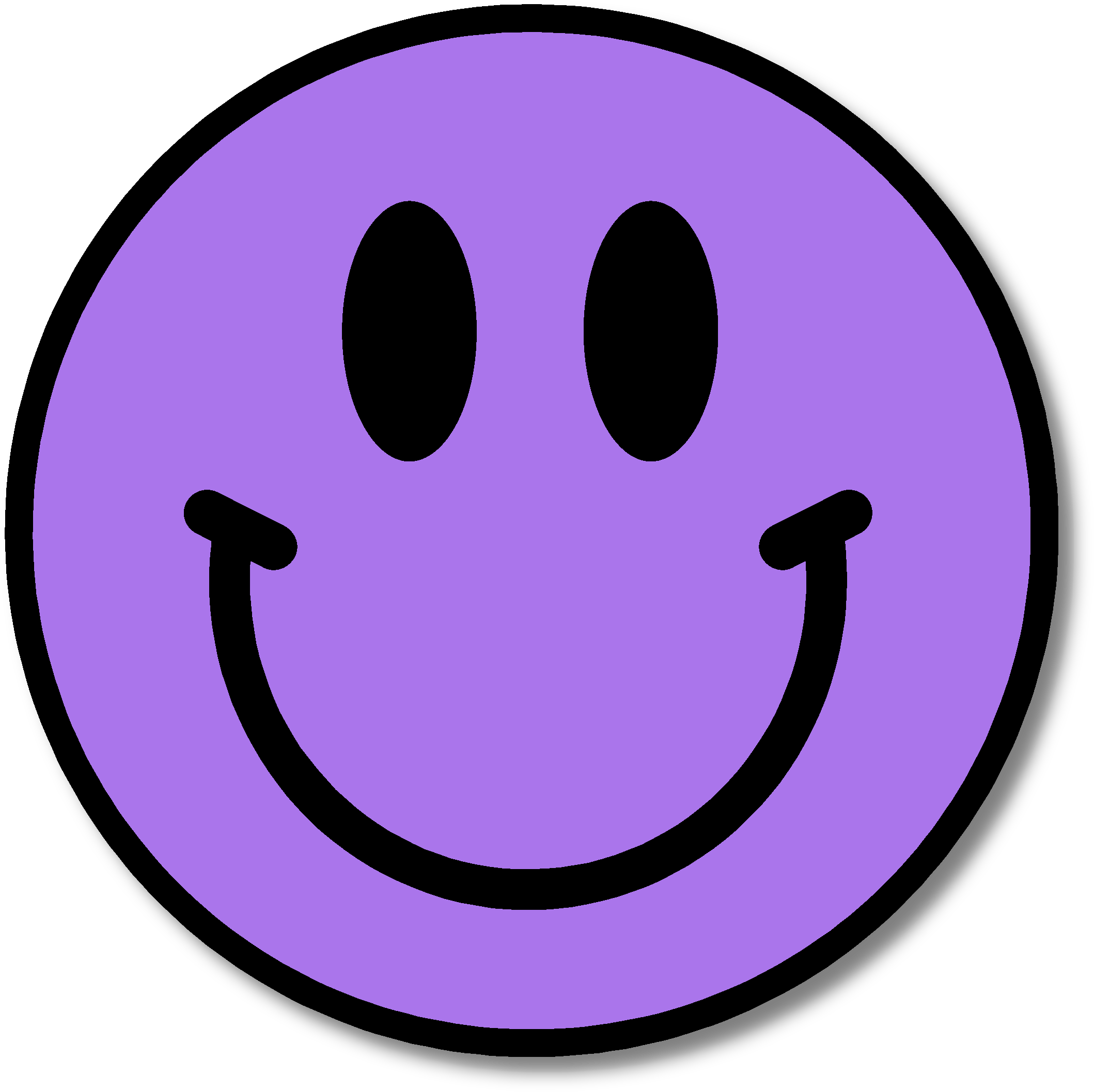 Purple Happy Face - ClipArt Best - Purple Smiley Face Clip Art
