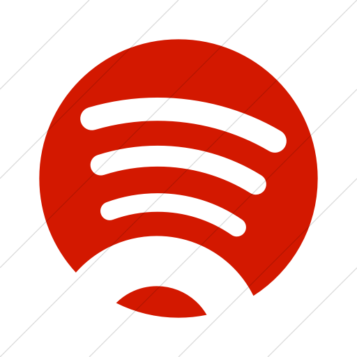 Red Spotify Icon at GetDrawings  Free download