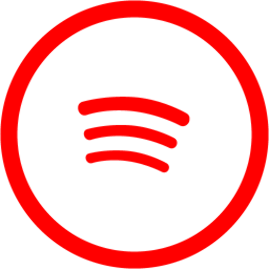 Download High Quality spotify logo transparent red