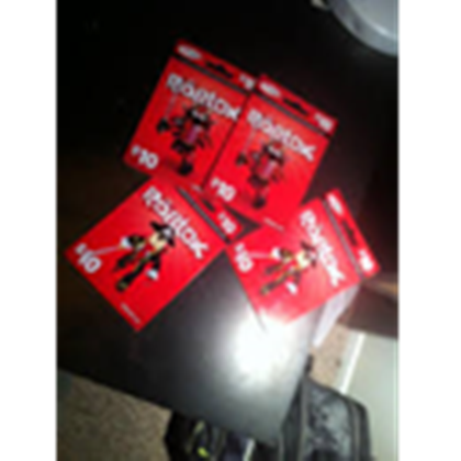 40 ROBLOX CARD FOR 500 ROBUX PM ME  Roblox